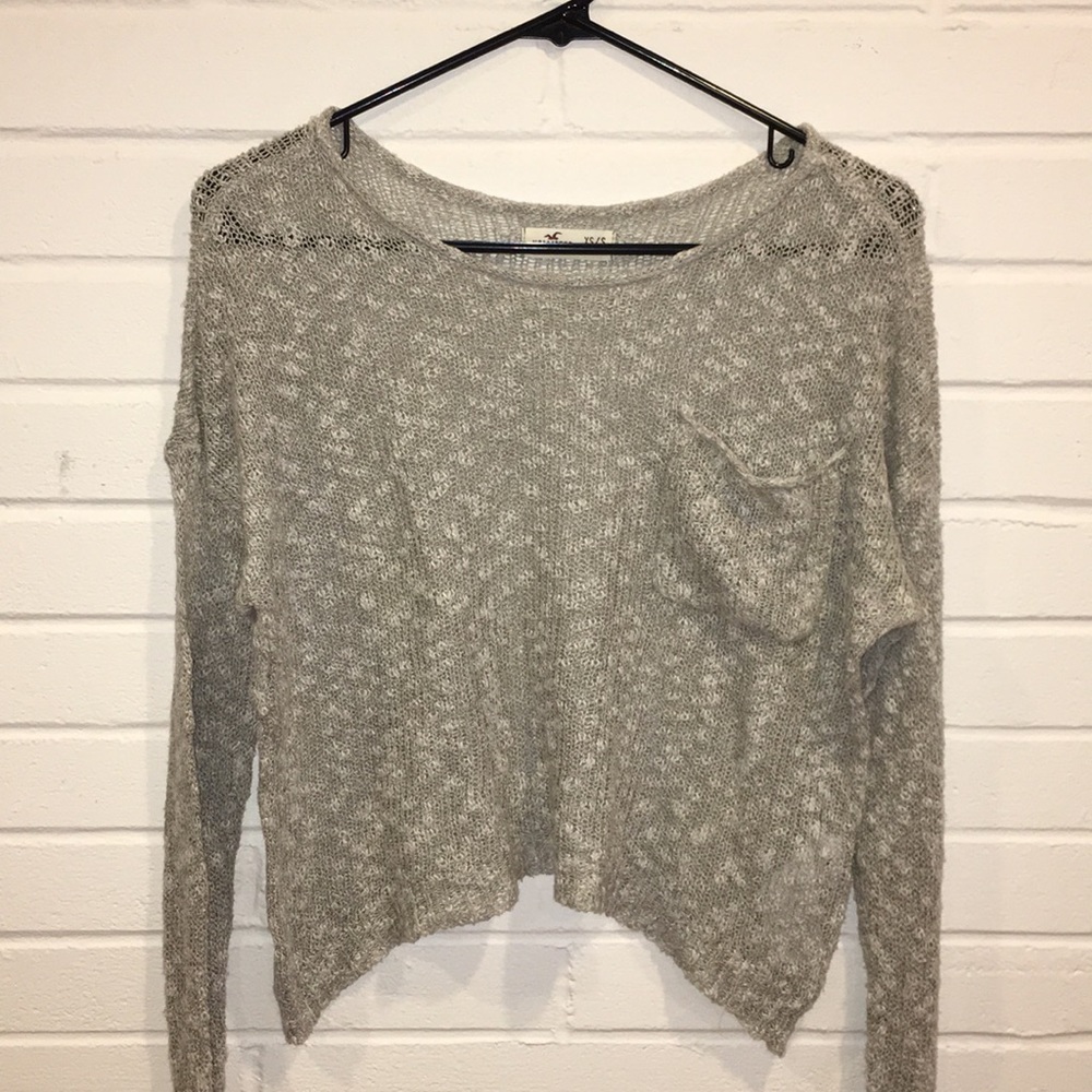 ! NEW Hollister - Taupe Knit Sweater